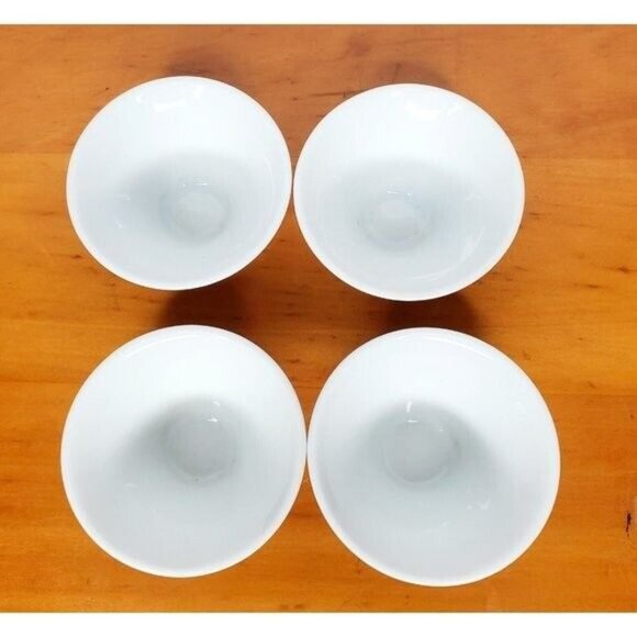 Set 4 Buffalo China by Oneida Porcelain Restaurant Ware Bowls Dish Off White 3" - Picture 2 of 5